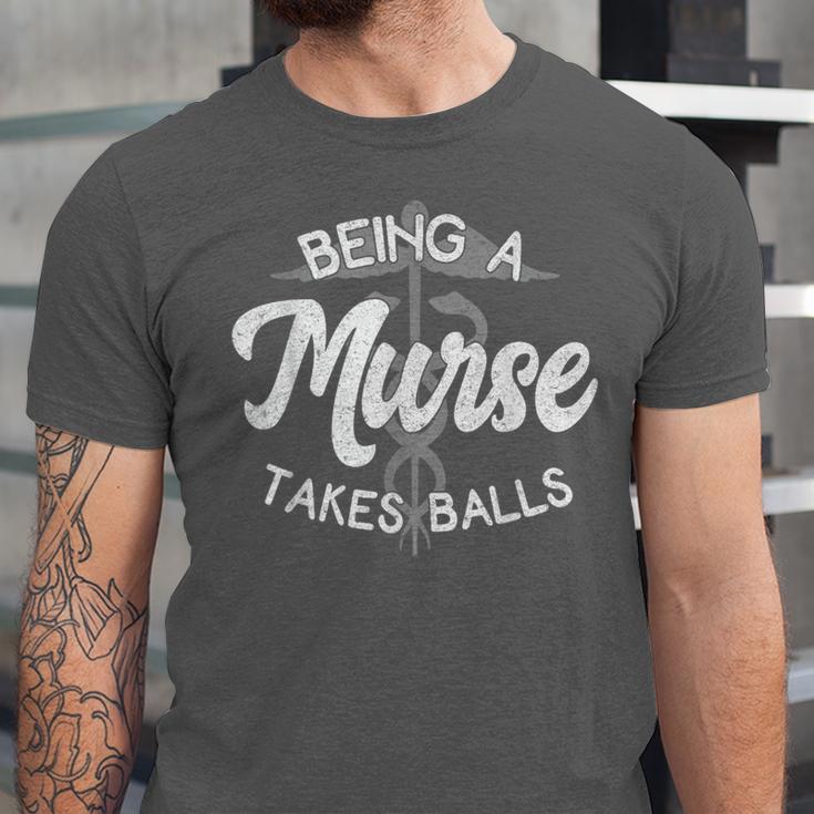 Nursing Male Nurse Murse RN Graduation Week Idea Unisex Jersey T-Shirt
