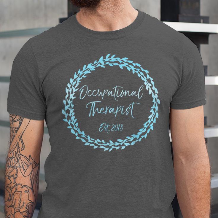 Occupational Therapy Grad School Graduation Therapist Unisex Jersey T-Shirt