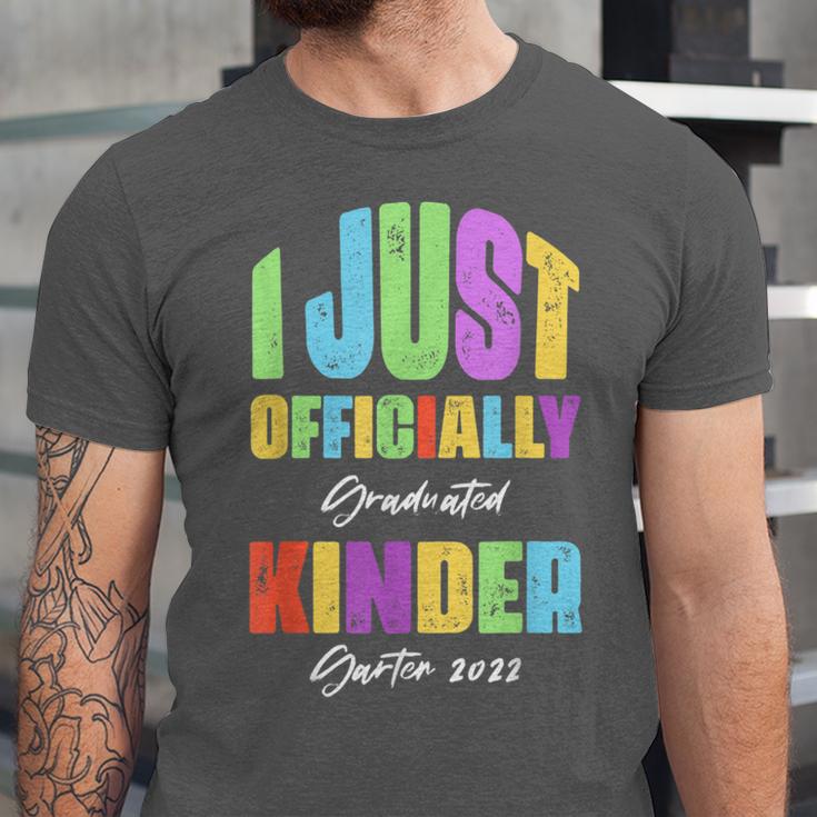 I Officially Graduated Kindergarten Graduation Class Of 2022 Unisex Jersey T-Shirt