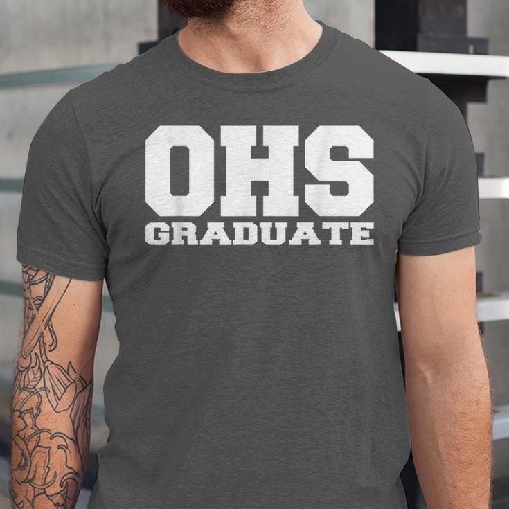 OHS High School Graduation Party Rival Game OHS Reunion Unisex Jersey T-Shirt