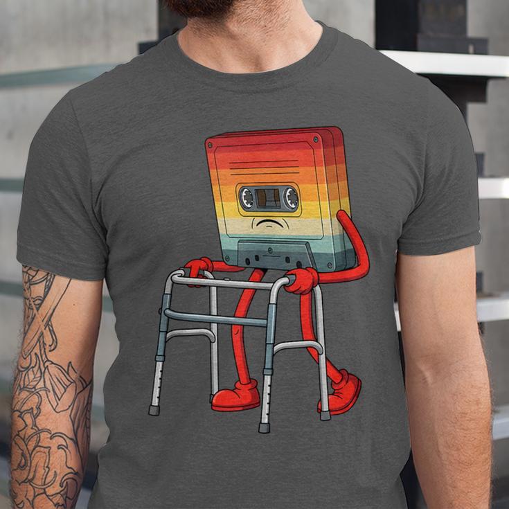 Old Vintage Cassette Tape 70s 80s 80s Outfit Nostalgia Unisex Jersey T-Shirt Old Vintage Cassette Tape 70s 80s 80s Outfit Nostalgia Unisex Jersey T-Shirt