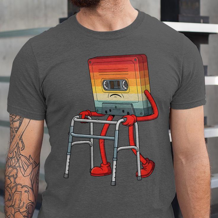 Old Vintage Cassette Tape 70s 80s 80s Outfit Nostalgia Unisex Jersey T-Shirt Old Vintage Cassette Tape 70s 80s 80s Outfit Nostalgia Unisex Jersey T-Shirt