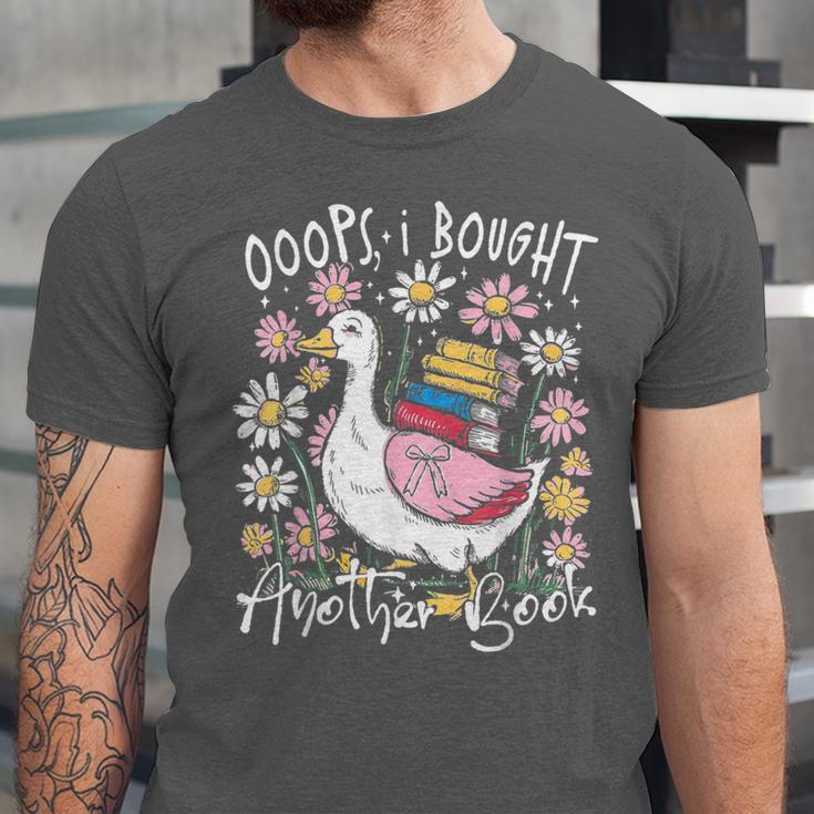 Oops I Bought Another Book Goose Bookish Unisex Jersey T-Shirt Oops I Bought Another Book Goose Bookish Unisex Jersey T-Shirt