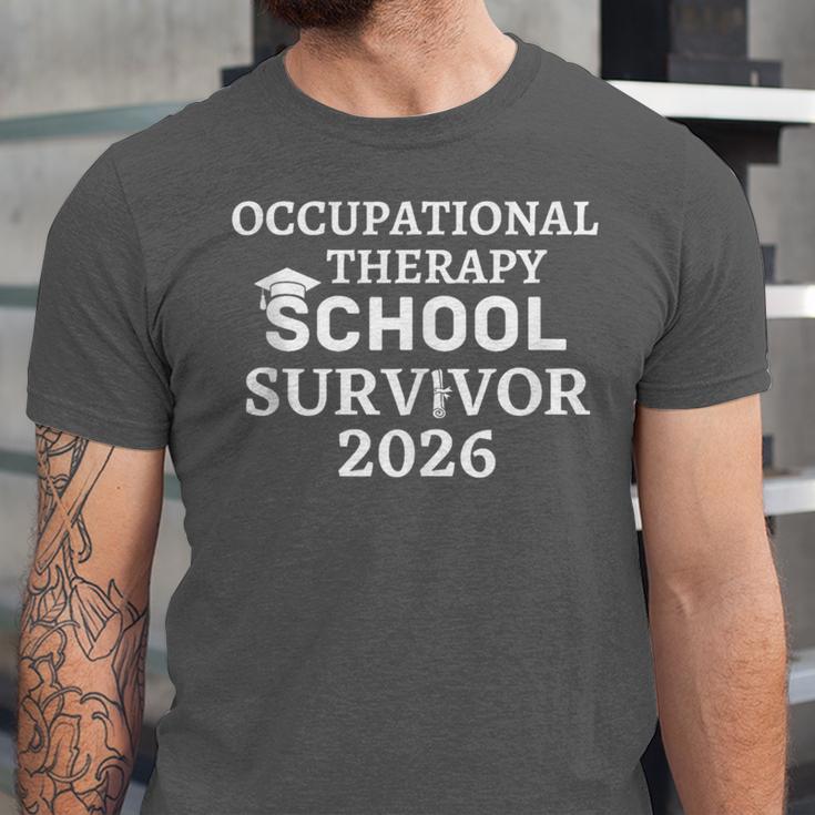 OTD School Survivor Occupational Therapy Graduation Unisex Jersey T-Shirt
