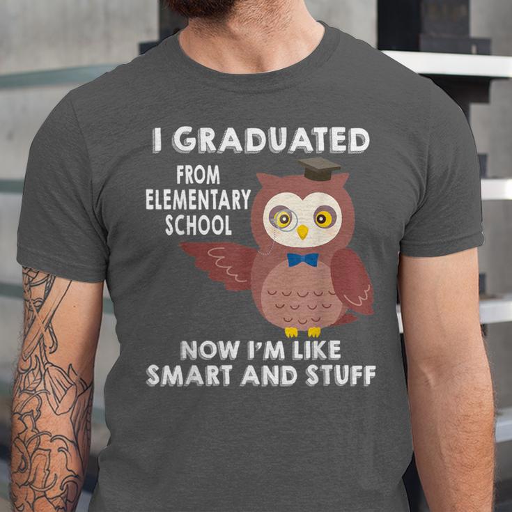 Owl Elementary Graduation Shirt-6th Grade Graduation Unisex Jersey T-Shirt