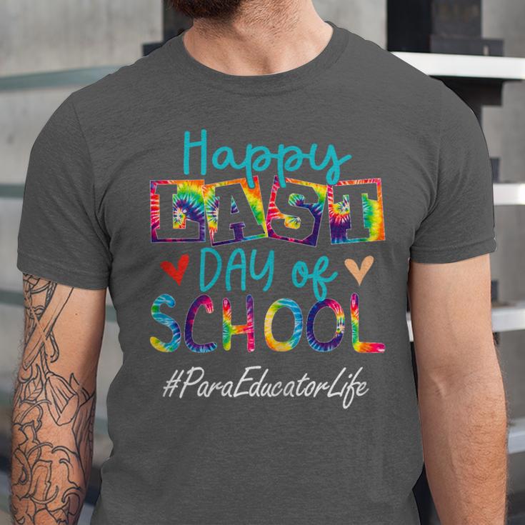 Para Educator Happy Last Day Of School Women Graduation Unisex Jersey T-Shirt