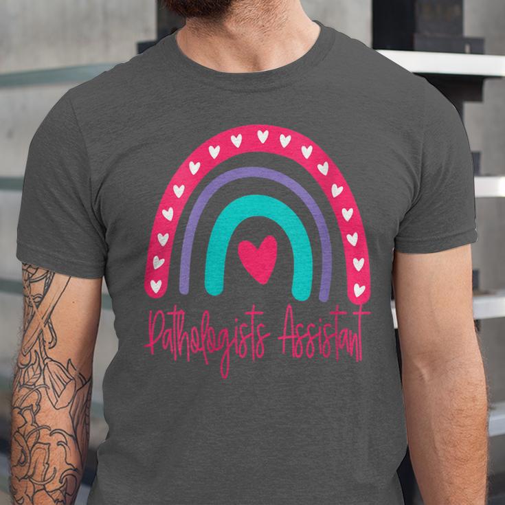Pathologists' Assistant Graduation 2023 Boho Rainbow Unisex Jersey T-Shirt