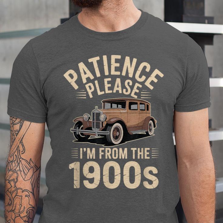 Patience Please I'm From The 1900s Old Car Unisex Jersey T-Shirt