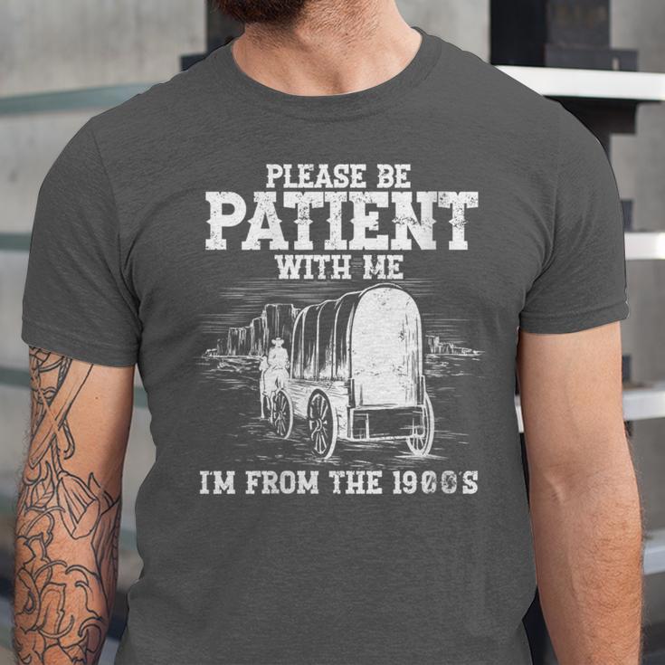 Patient With Me I'm From The 1900s Oregon Vintage Unisex Jersey T-Shirt