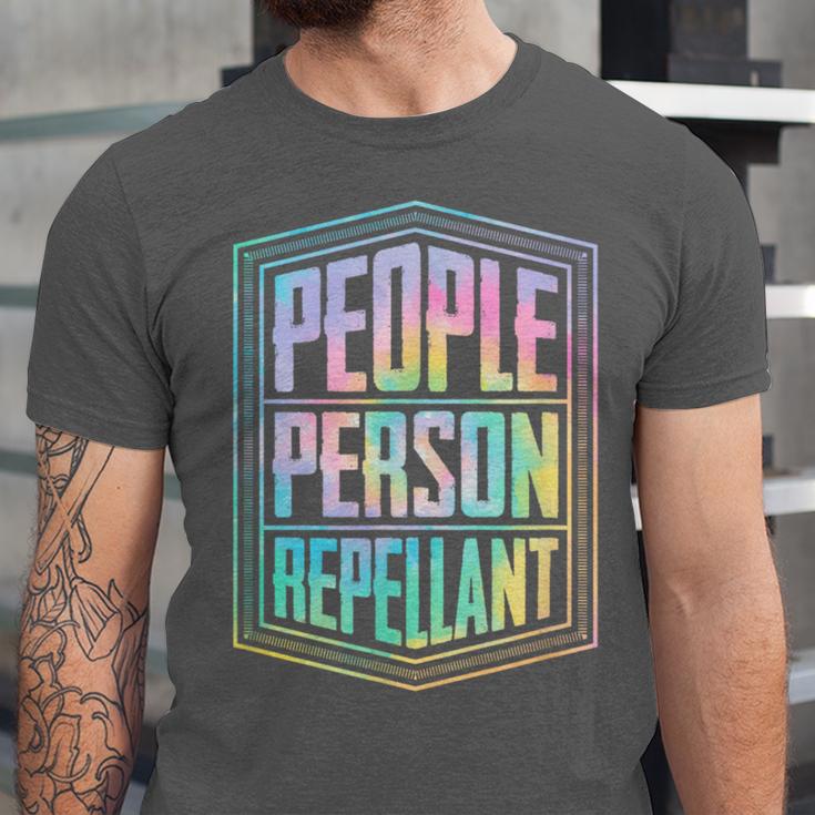 People Person Repellant Antisocial Introvert Unisex Jersey T-Shirt People Person Repellant Antisocial Introvert Unisex Jersey T-Shirt