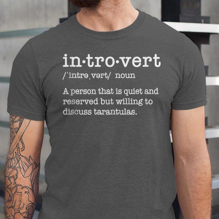 Pet Tarantula Willing To Discuss Tarantulas Introvert Unisex Jersey T-Shirt Pet Tarantula Willing To Discuss Tarantulas Introvert Unisex Jersey T-Shirt