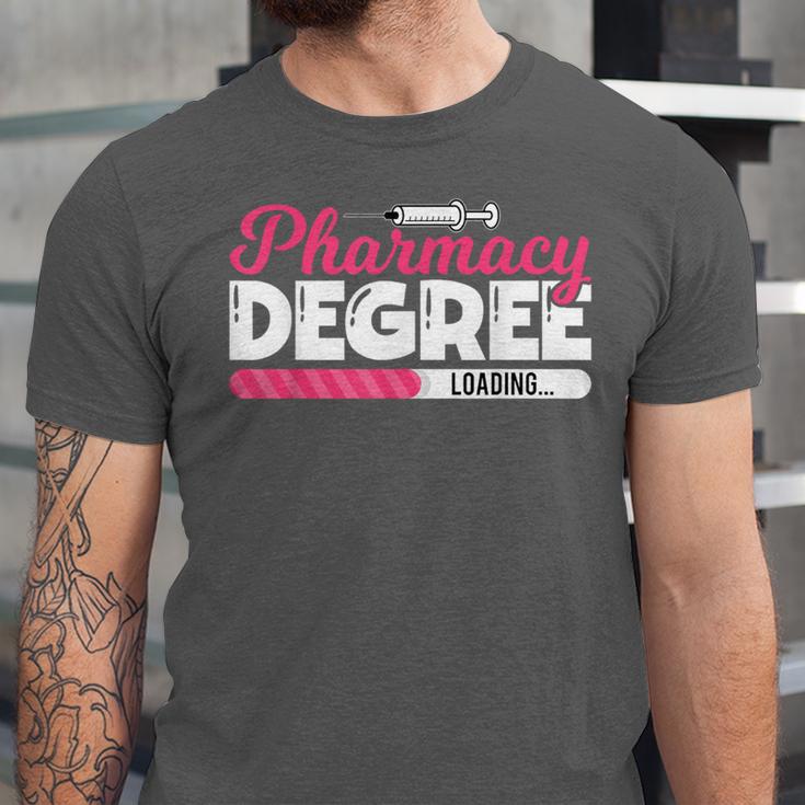 Pharmacy Degree Loading Future Pharmacist Graduation Unisex Jersey T-Shirt