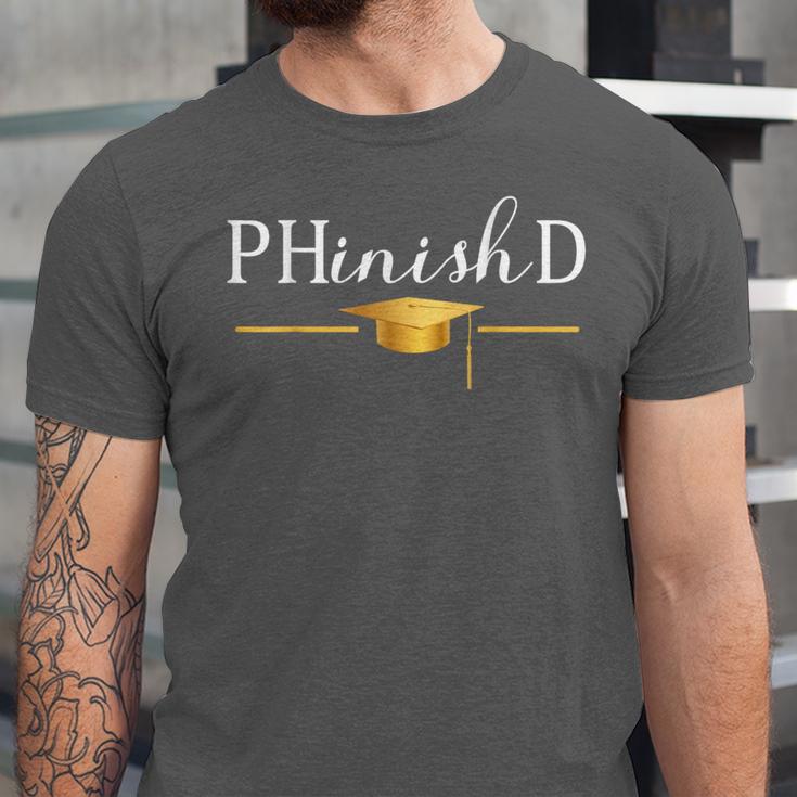 PhD Doctorate Graduation For PhD Student Graduate Degree Unisex Jersey T-Shirt