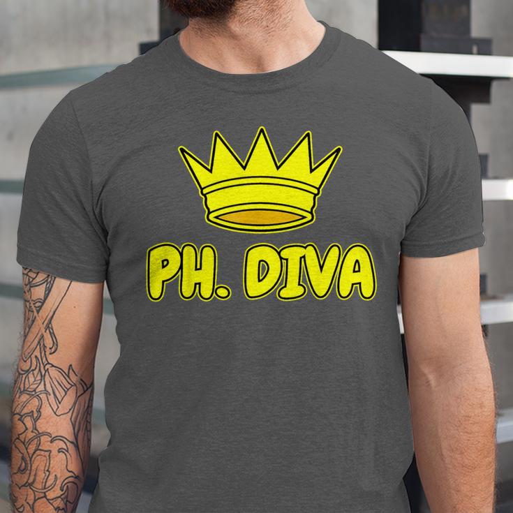 PhD Graduation Ph Diva t Shirt Phdiva Phd t Unisex Jersey T-Shirt