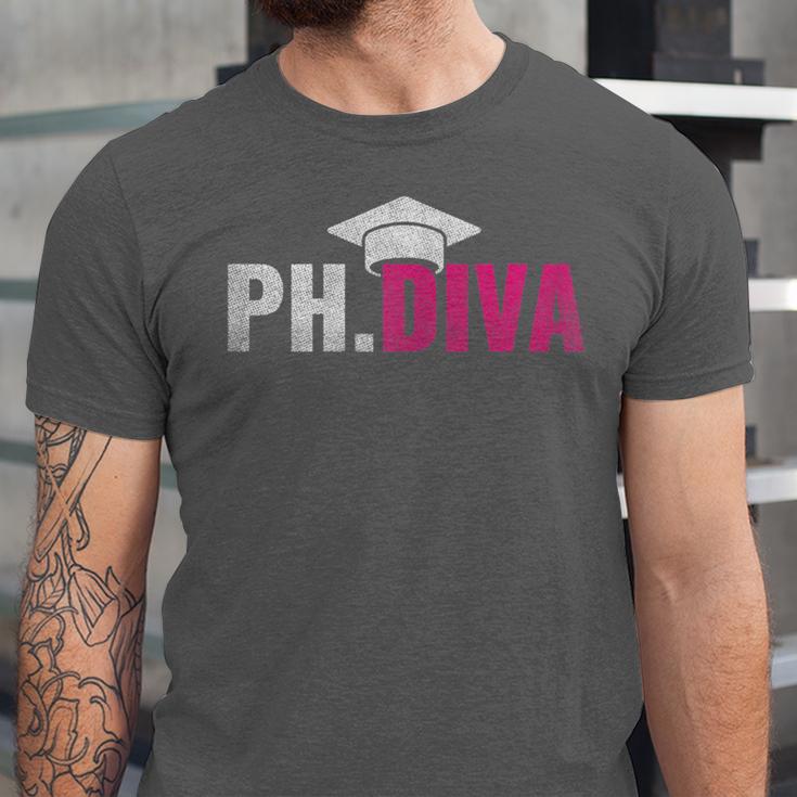 PhDiva PHD Student Graduation Degree Med Law School Unisex Jersey T-Shirt