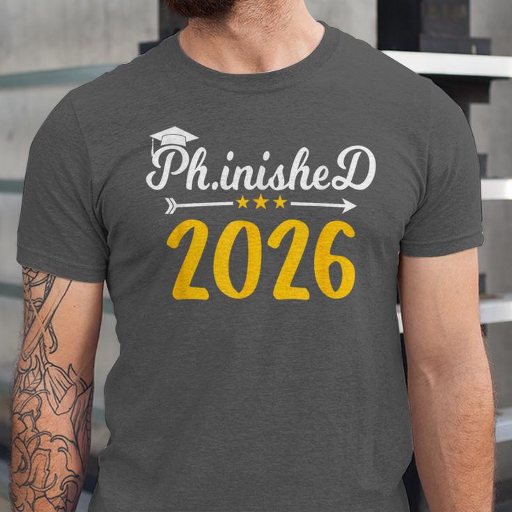 Phinally Done 2026 Doctorate PhD PhD Graduation 2026 Unisex Jersey T-Shirt