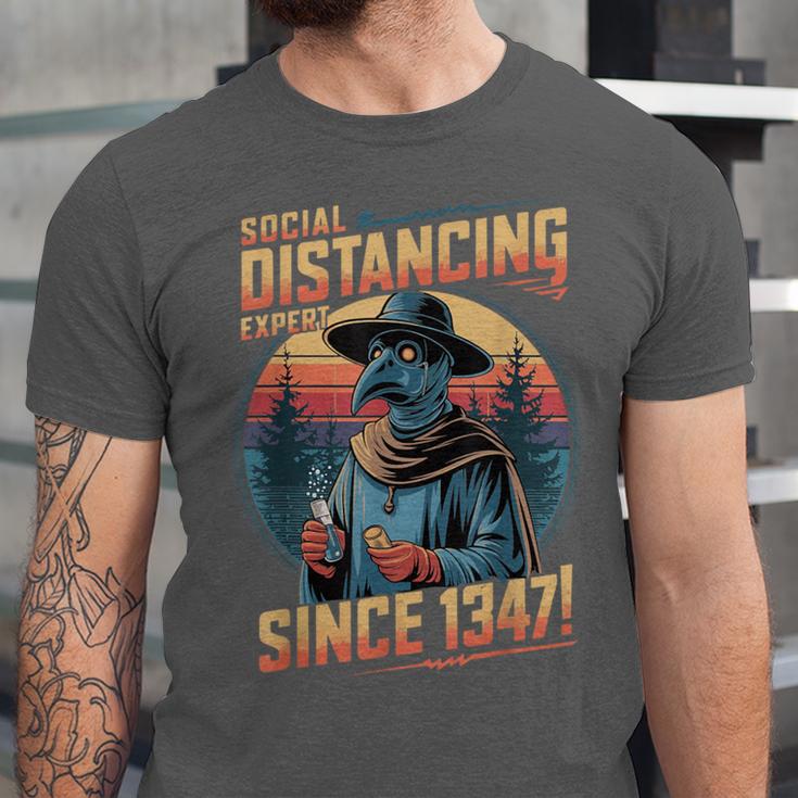 Plague Doctor Introvert Sarcastic Social Distancing Expert Unisex Jersey T-Shirt Plague Doctor Introvert Sarcastic Social Distancing Expert Unisex Jersey T-Shirt