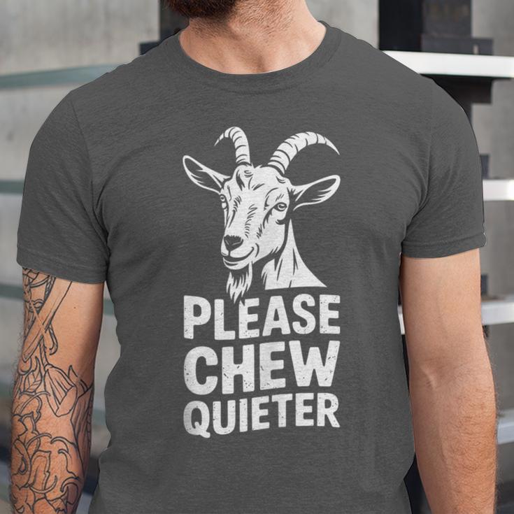 Please Chew Quieter Introvert Quietness Silence Lover Unisex Jersey T-Shirt Please Chew Quieter Introvert Quietness Silence Lover Unisex Jersey T-Shirt