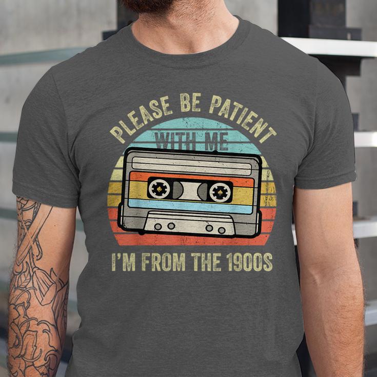 Please Be Patient With Me I'm From The 1900s Cassette Tape Unisex Jersey T-Shirt Please Be Patient With Me I'm From The 1900s Cassette Tape Unisex Jersey T-Shirt