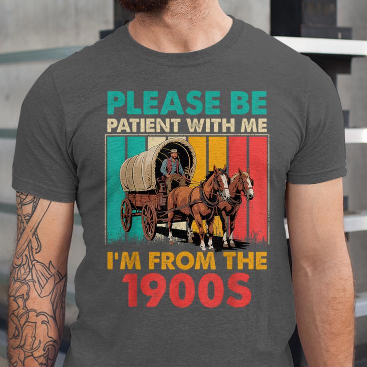 Please Be Patient I'm From The 1900s Dad Fathers Day Unisex Jersey T-Shirt Please Be Patient I'm From The 1900s Dad Fathers Day Unisex Jersey T-Shirt