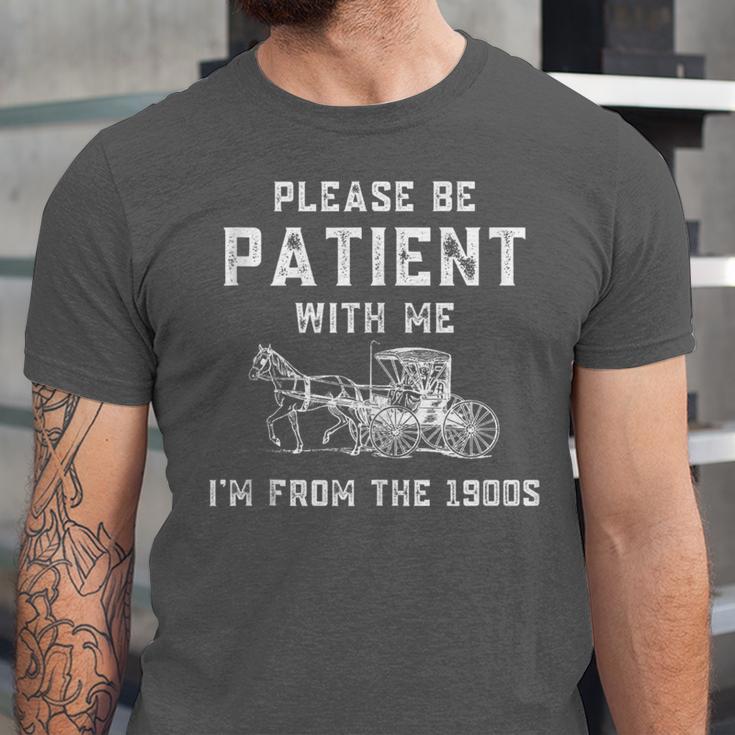 Please Be Patient With Me I'm From The 1900s Dad Vintage Unisex Jersey T-Shirt Please Be Patient With Me I'm From The 1900s Dad Vintage Unisex Jersey T-Shirt
