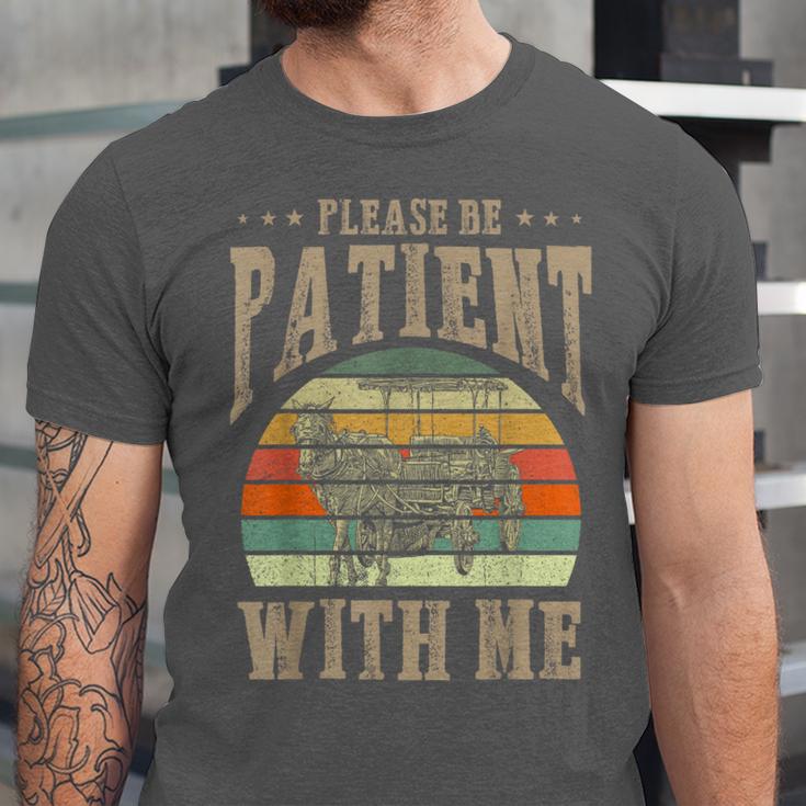 Please Be Patient With Me I'm From The 1900s Horse Unisex Jersey T-Shirt
