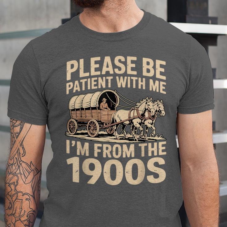 Please Be Patient With My I'm From The 1900s Retired Unisex Jersey T-Shirt