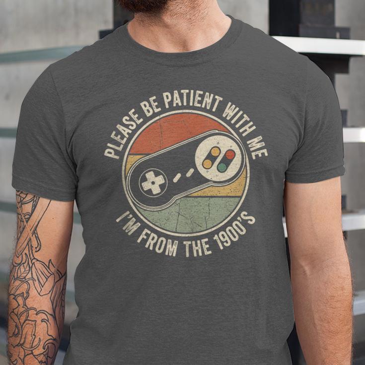 Please Be Patient With Me I'm From The 1900s Retro Gamer Unisex Jersey T-Shirt Please Be Patient With Me I'm From The 1900s Retro Gamer Unisex Jersey T-Shirt