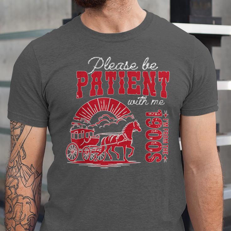Please Be Patient I'm From The 1900s Retro Gen X Millenn Unisex Jersey T-Shirt Please Be Patient I'm From The 1900s Retro Gen X Millenn Unisex Jersey T-Shirt
