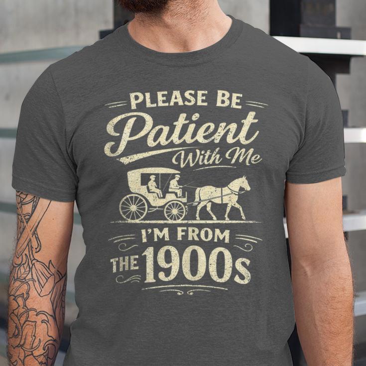 Please Be Patient With Me I'm From The 1900s Retro Unisex Jersey T-Shirt