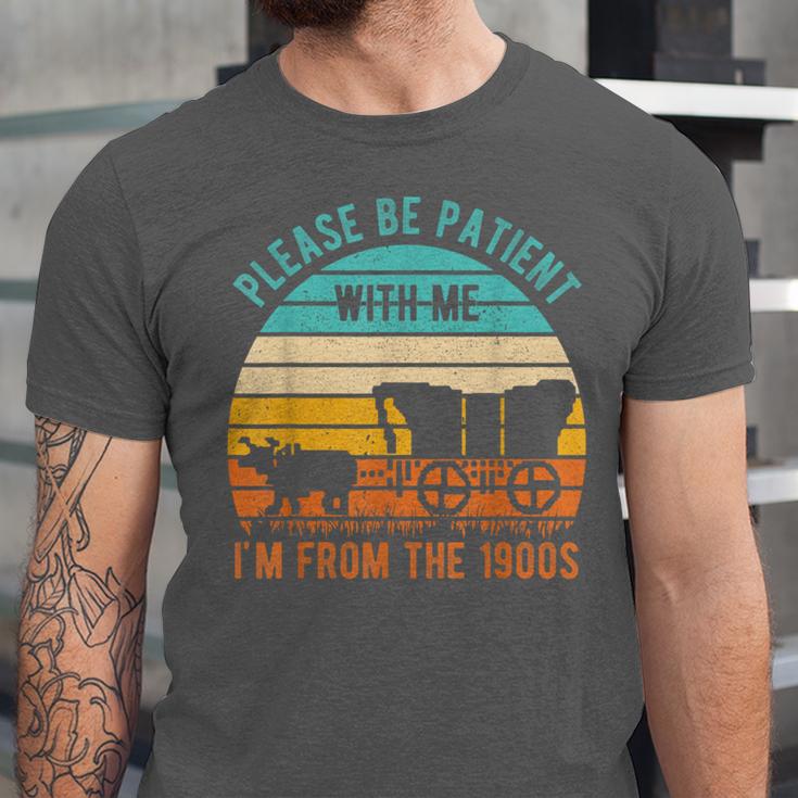 PLEASE BE PATIENT I'M FROM THE 1900s Vintage 1900s 90s Unisex Jersey T-Shirt