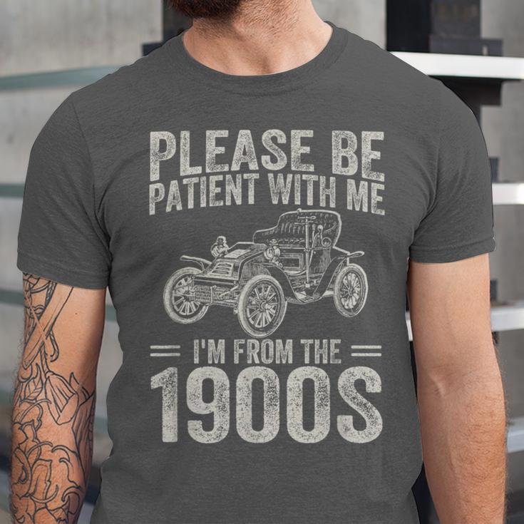 Please Be Patient I'm From The 1900s Vintage Car Unisex Jersey T-Shirt
