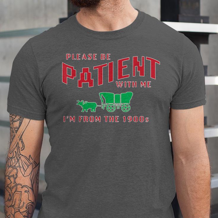 Please Be Patient I'm From The 1900s Vintage Gen X Unisex Jersey T-Shirt