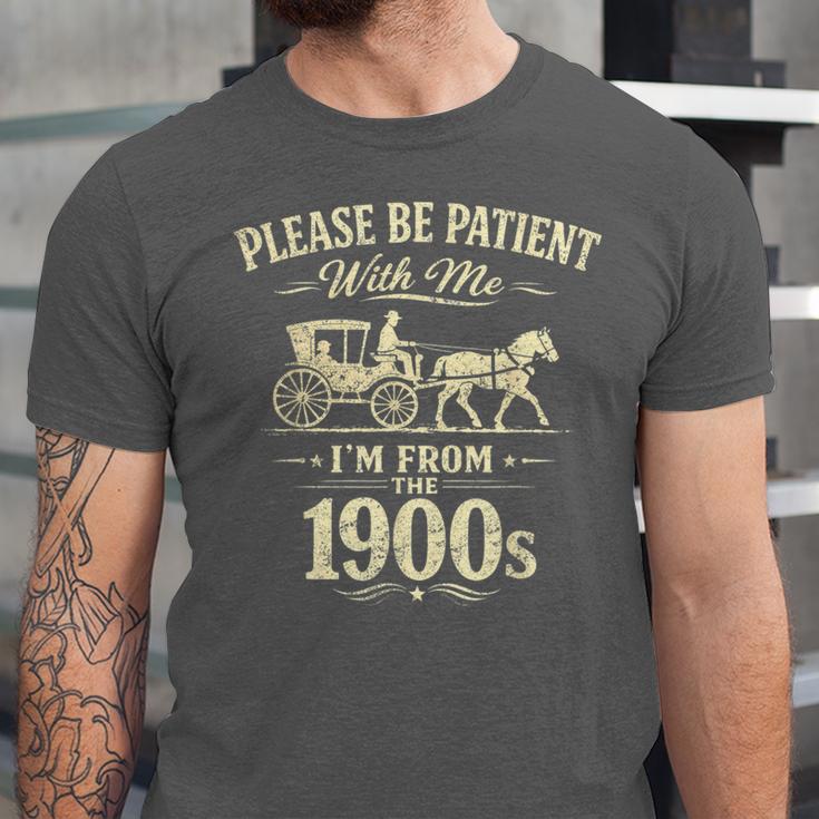 Please Be Patient With Me I'm From The 1900s Vintage Unisex Jersey T-Shirt Please Be Patient With Me I'm From The 1900s Vintage Unisex Jersey T-Shirt