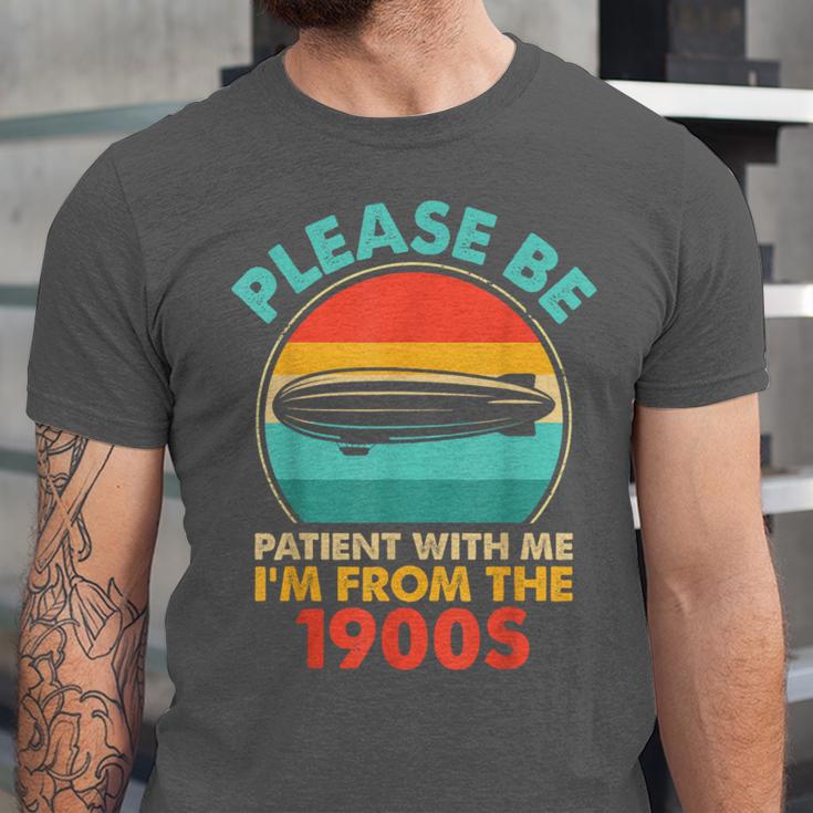 Please Be Patient I'm From The 1900s Vintage Zeppelin Unisex Jersey T-Shirt