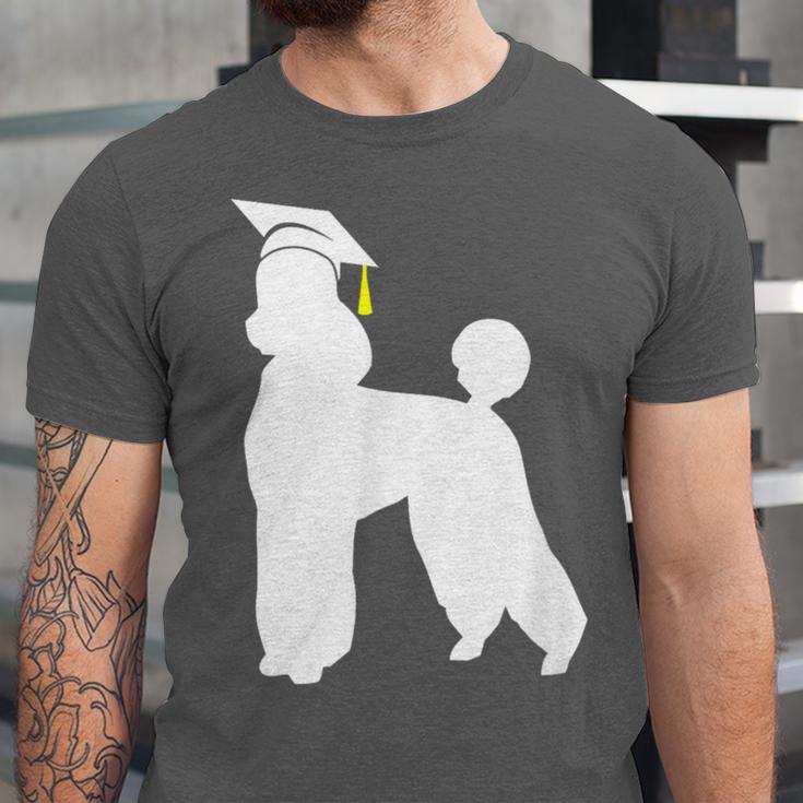 Poodle Graduation Dog Graduate Unisex Jersey T-Shirt