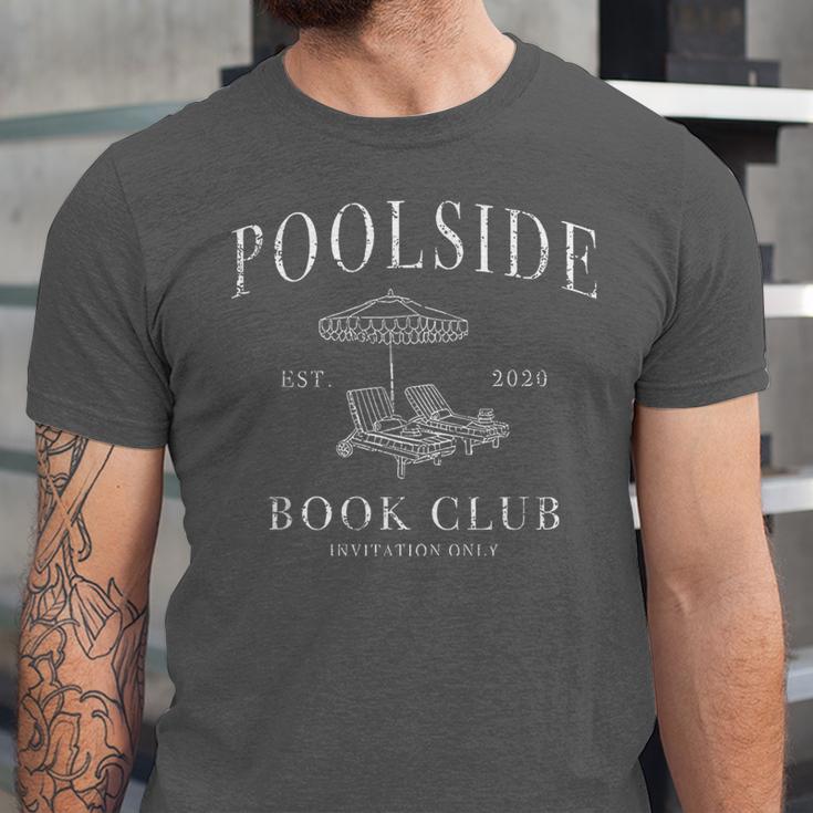 Poolside Book Club Unisex Jersey T-Shirt