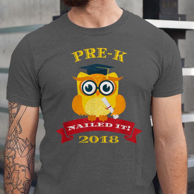 Pre-K Graduation 2018 Cute Owl Unisex Jersey T-Shirt