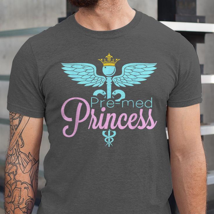 Pre-Med Women Pre Med Princess Graduation Unisex Jersey T-Shirt