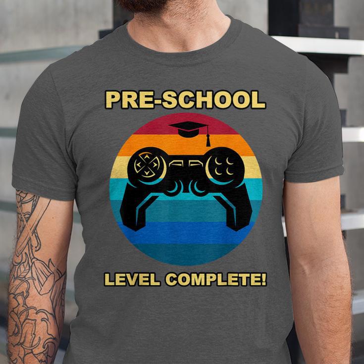 Pre-School Level Complete Graduation Video Gamer PreschoolUnisex Jersey T-Shirt