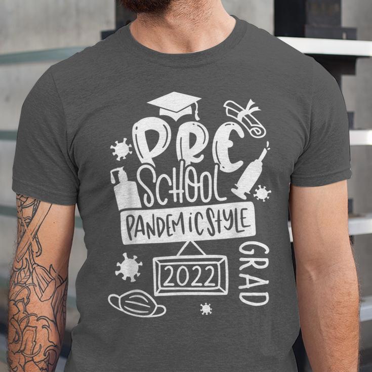 Preschool 2022 Graduate Pandemicstyle Prek3 Prek4 Graduation Unisex Jersey T-Shirt