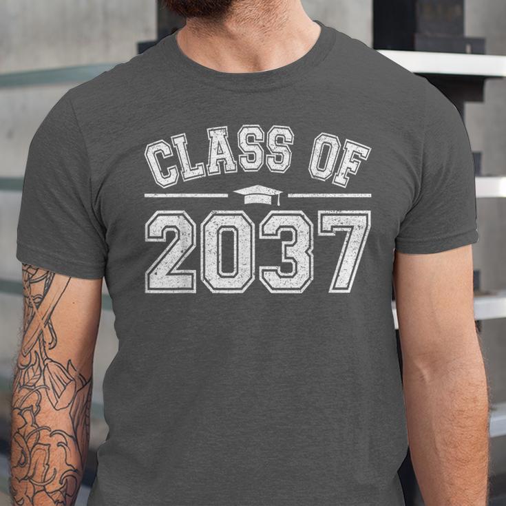 Preschool Class Of 2037 Grow With Me Graduation 2037 Vintage Unisex Jersey T-Shirt