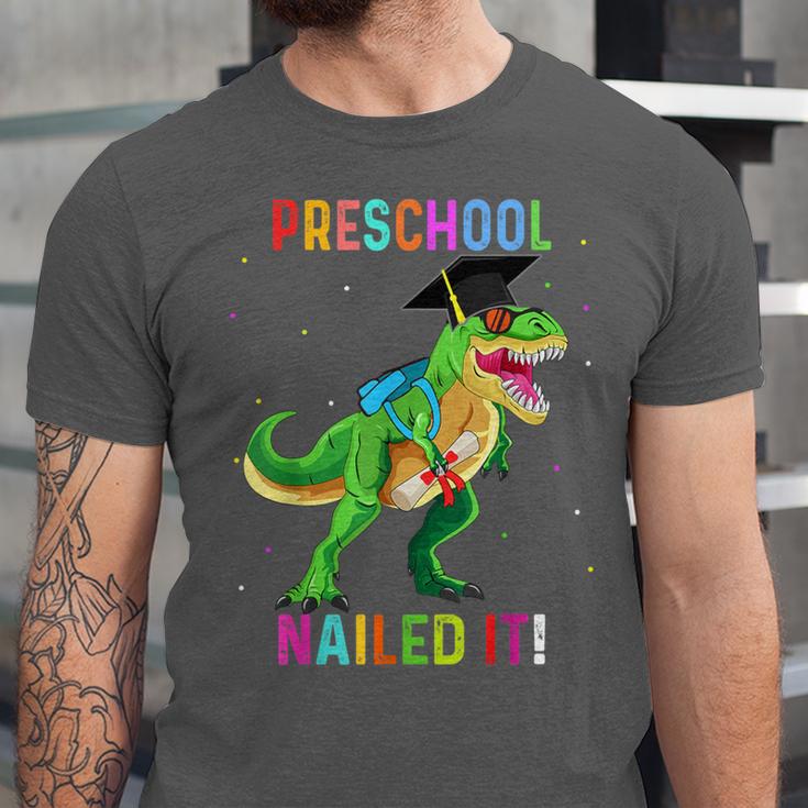 Preschool Graduation Class Of 2022 Graduate Dinosaur Kids Unisex Jersey T-Shirt