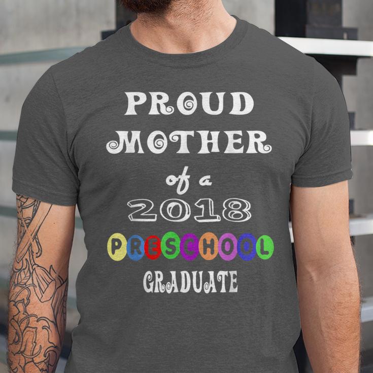 Preschool Graduation Proud Mother Of Class 2018 Unisex Jersey T-Shirt