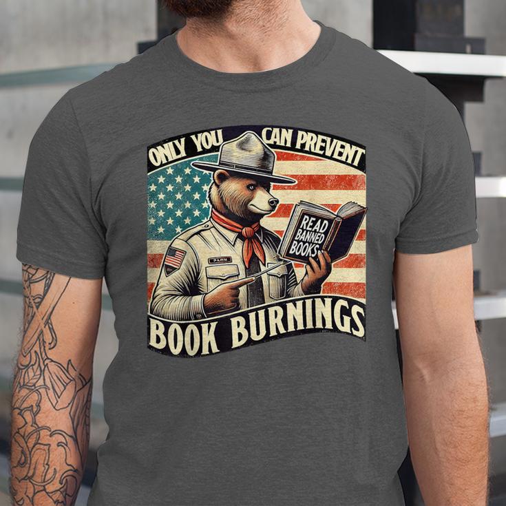 Only You Can Prevent Book Burnings Books Unisex Jersey T-Shirt Only You Can Prevent Book Burnings Books Unisex Jersey T-Shirt
