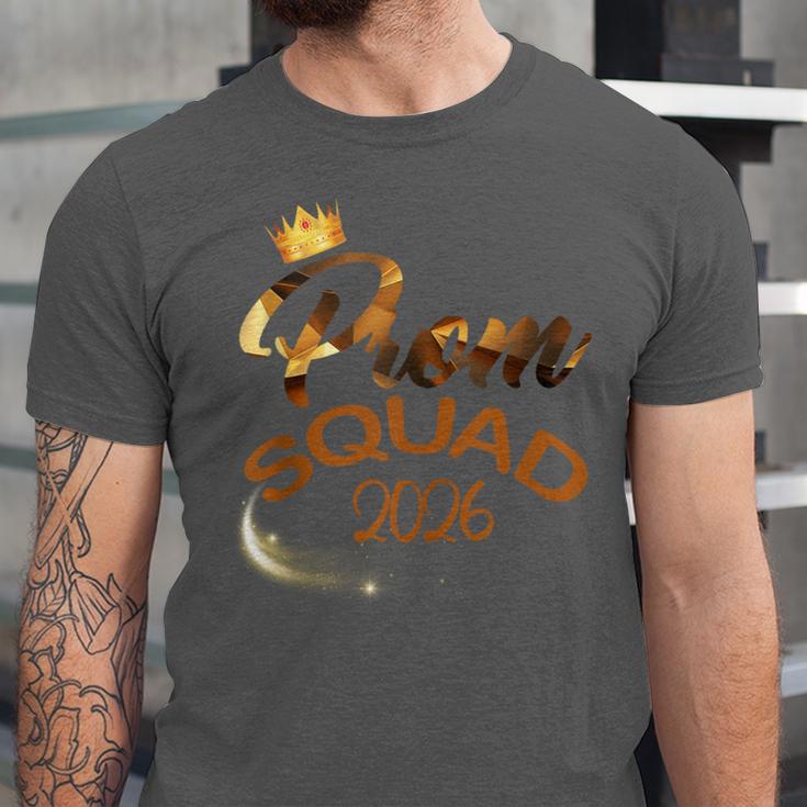Prom Squad 2026 Cute Senior Class Of 2026 Graduation Party Unisex Jersey T-Shirt