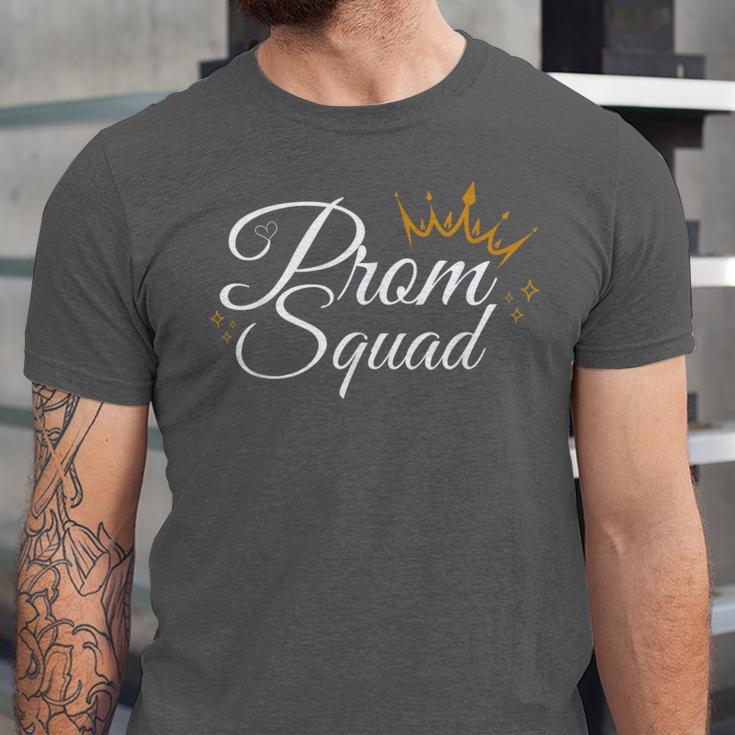 Prom Squad School Graduation Party 2025 Friends Matching Unisex Jersey T-Shirt