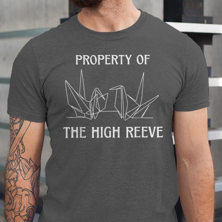 Property Of The High Reeve Bookish Manacled Dark Romance Unisex Jersey T-Shirt