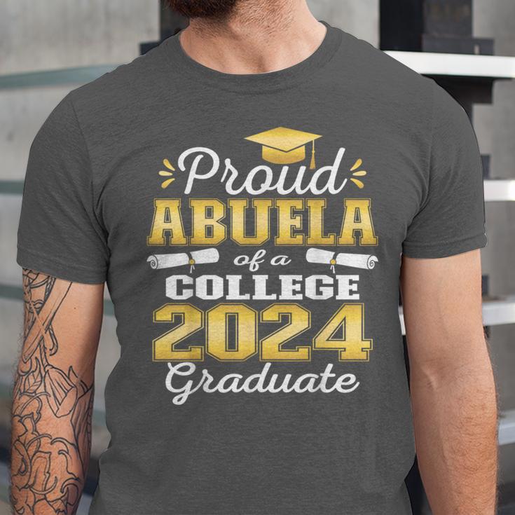 Proud Abuela Of 2024 College Graduate Family 24 Graduation Unisex Jersey T-Shirt
