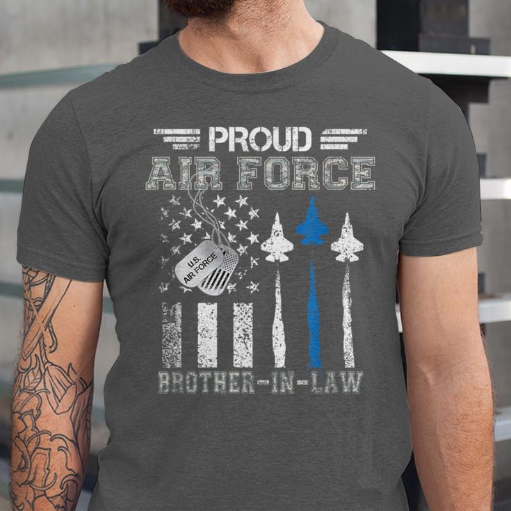 Proud Air Force Brother-In-Law US Air Force Graduation Unisex Jersey T-Shirt